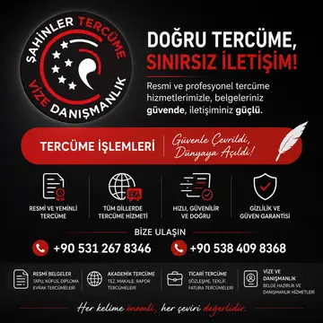 Şahinler Tercüme & Vize — 5
